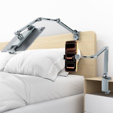 OMOTON Aluminum Tablet Stand for iPad, Adjustable Phone Stand for Desk 360 