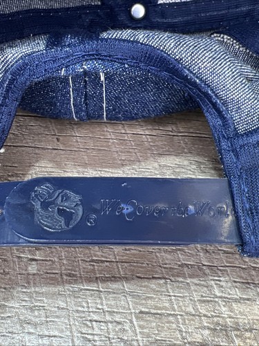 Vintage FORD Motor Company Denim Patch Hat Cap Snapback - Estate Find! - Picture 13 of 21
