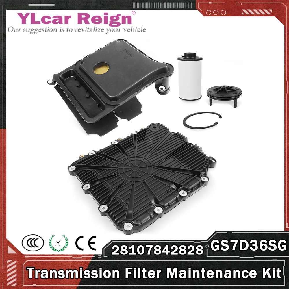 GS7D36SG Transmission Oil Filter Oil Pan Maintenance Kit For BMW