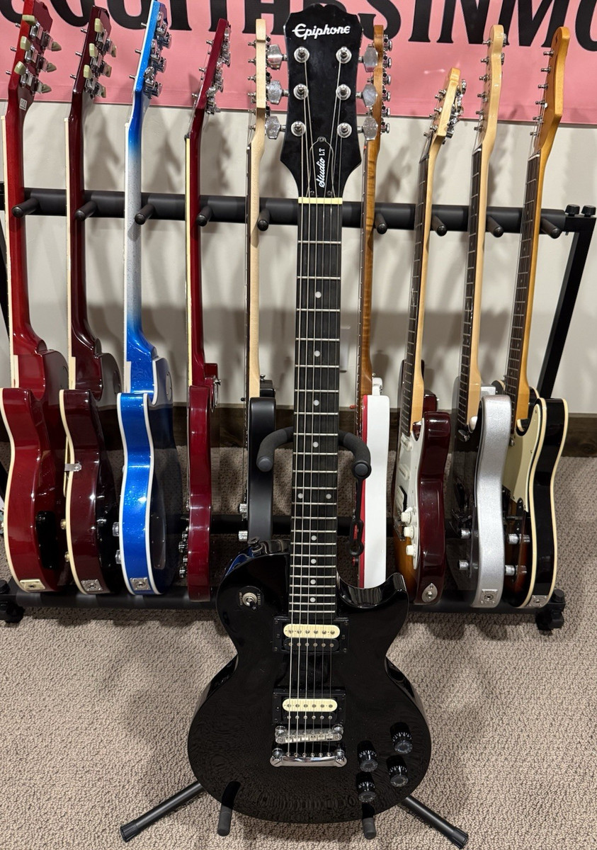 Epiphone　Les Paul Studio LT Epiphone Les Paul Studio LT Black Solid Body 6-String Electric