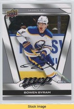 2025-26 Upper Deck MVP Silver Script Bowen Byram #80 READ 1t5w