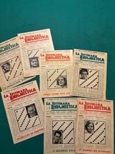 Lotto di n° 7 numeri de LA SETTIMANA ENIGMISTICA 1938 - *** INTONSE ***