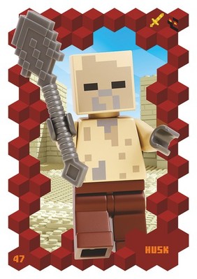 LEGO Minecraft Karten 47 - Husk - Charakterkarte Serie 3 (2026)