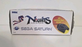 Nights Into Dreams Sega Saturn Big Box Case Inserts Only - No Disc, Control Pad