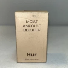 New Hur Moist Ampoule Blusher, 03 Rose Brown, Slightly Damaged Box 