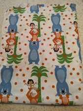 Disney Jungle Book Character fabric 2 7/8yd X 42" wide Used