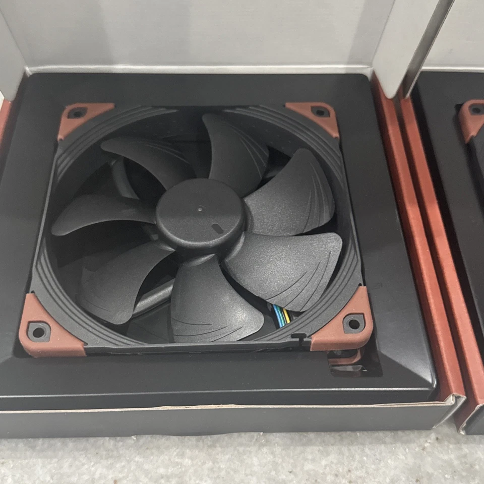 2x NOCTUA NF-A14 INDUSTRIALPPC-3000 PWM - Black - NEW - Image 2 of 4