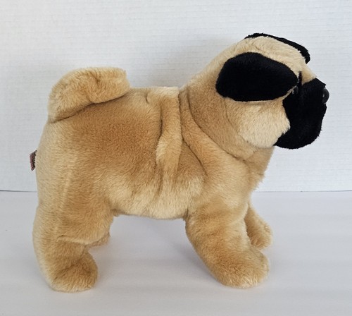 Ty Classic Dax the Pug Puppy Dog Plush Tan Black Stuffed Animal Toy 2008 - Picture 5 of 9
