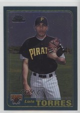 2001 Topps Traded & Rookies Chrome Luis Torres #T249 0f6