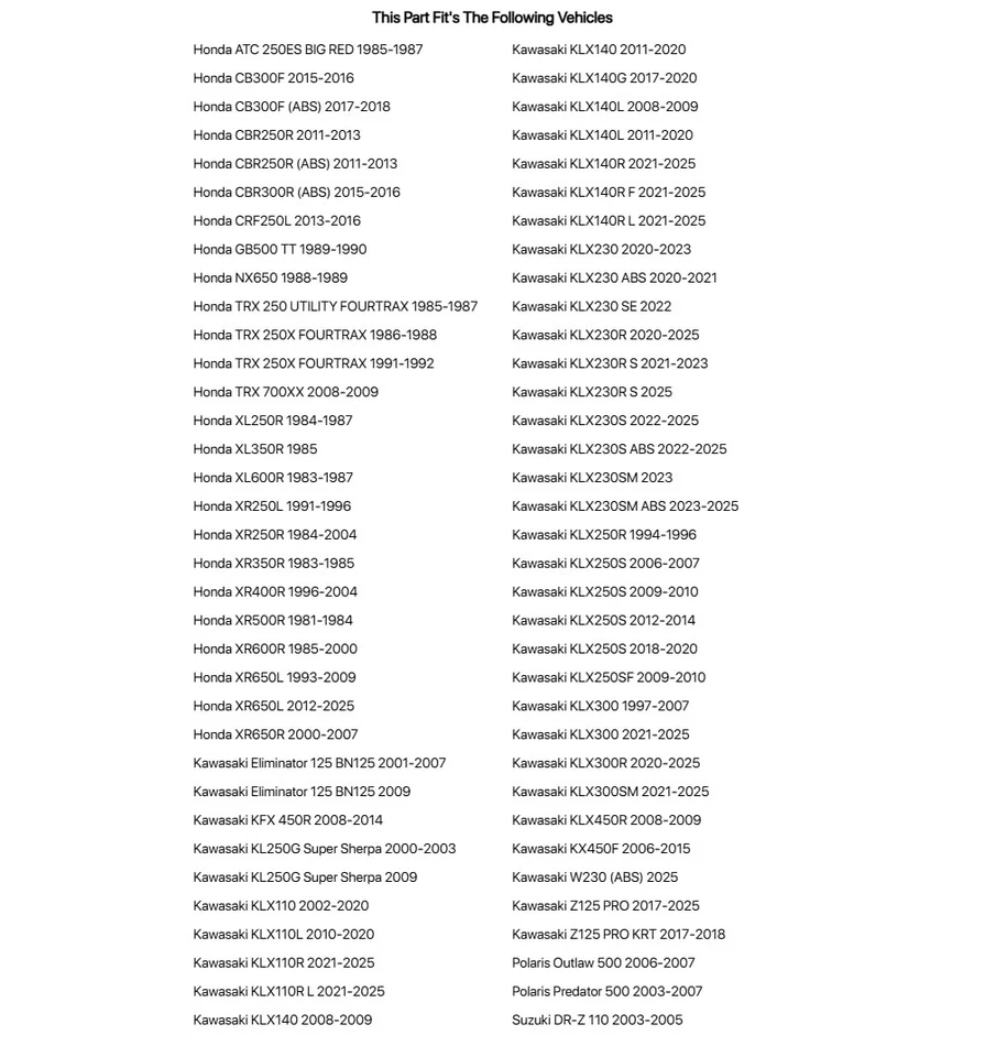 Filtro de aceite Tusk First Line individual para HONDA CBR250R (ABS) 2011-2013 Foto 2 de 4