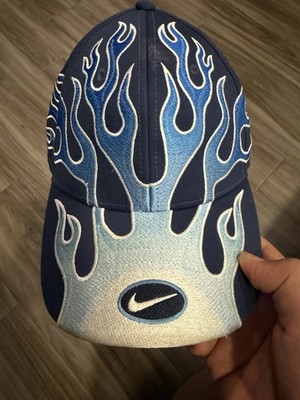 Authentic Nike Y2K Blue Flames Hat Air Max Tuned Running Rare