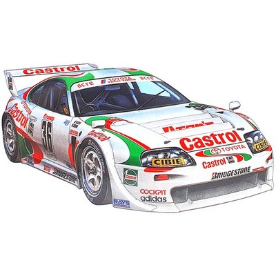 Tamiya 24163 Toyota Castrol Toms Supra GT Race Car Plastic Model