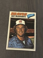 1977 Topps Baseball Patches Cloth Stickers (1 Star Back) ANDY MESSERSMITH Read