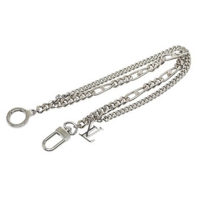 LOUIS VUITTON LV Figaro Wallet Chain Bag Charm Double Chain M02216 mens 【U...