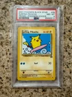 2001 Pokémon Black Star Surfing Pikachu Promo - Pokemon League NM-MT PSA 8
