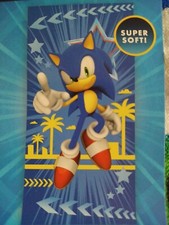 SONIC THE HEDGEHOG KIDS BEACH TOWEL 28 X 58, 100 COTTON  BRAND NEW