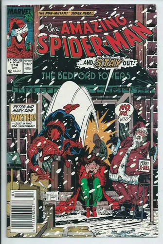 🕸AMAZING SPIDER-MAN #314 NEWSSTAND*1989 MARVEL COMICS*TODD McFARLANE COVER*FN+*