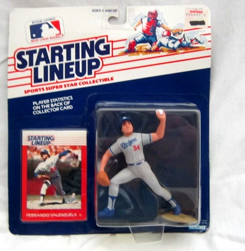 FERNANDO VALENZUELA RC 1988 STARTING LINE-UP SLU ROOKIE FIGURE!DODGERS P RC - Picture 1 of 2