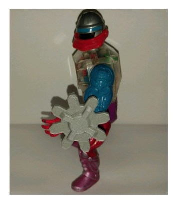 New cog shield accessory for vintage figure.  Made in the USA