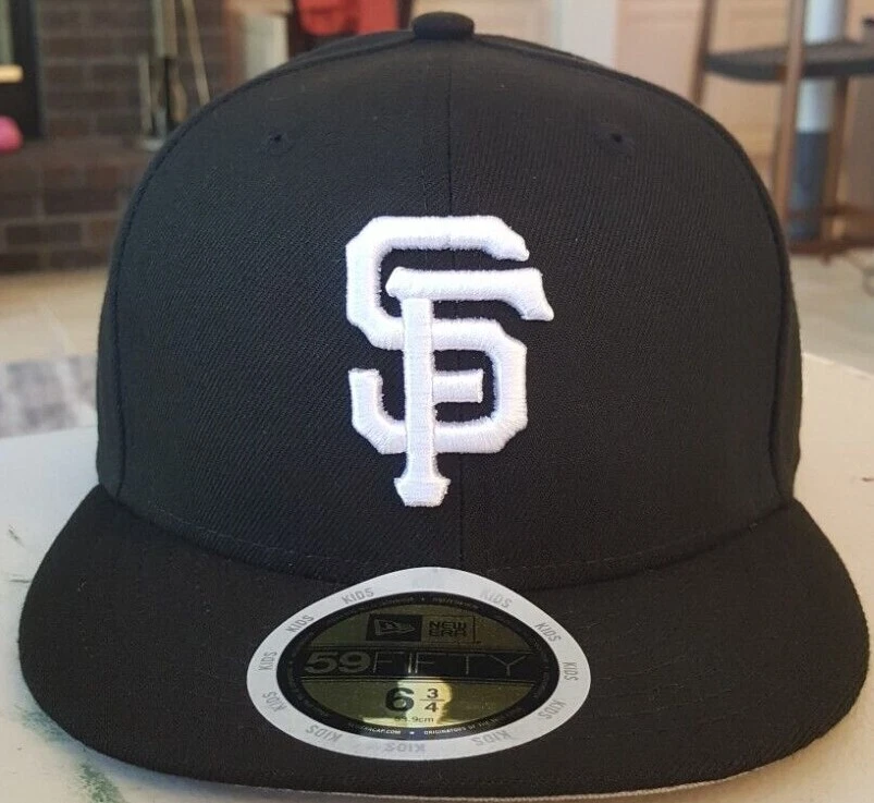 San Francisco Giants NBA New Era 59FIFTY Fitted KIDS Hat Black Cap