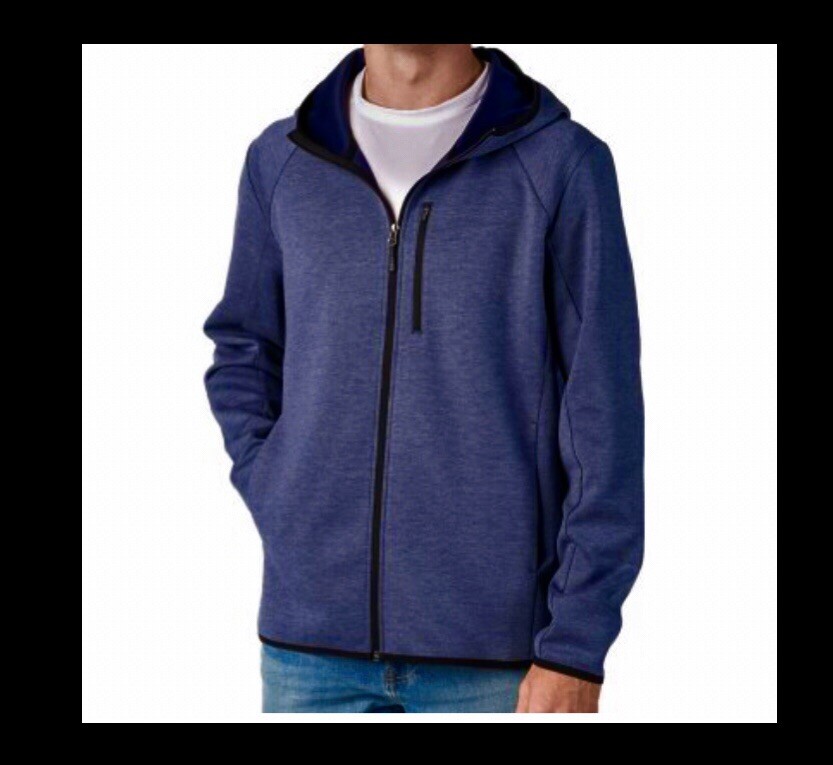 Zeroxposur Men's Full Zip Lightweight Tech Hoodie Size Small