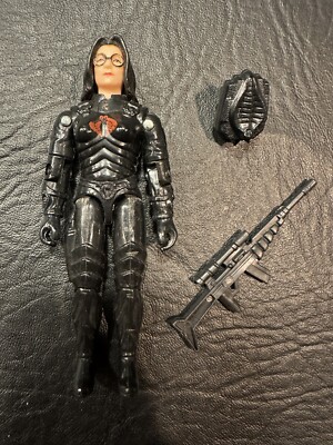 CLEAN & TIGHT 1984 GI Joe Cobra Baroness v1 Intelligence Figure Complete W/rifle