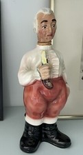Empty Novelty Ceramic  Bottle george washington