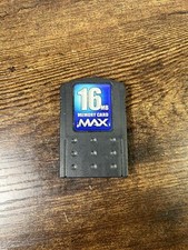 Sony Playstation 2 PS2 MAX Memory 16 MB Memory Card BLACK TESTED