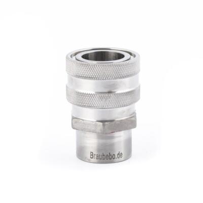 Quick Disconnect QD Typ D 1/2'' Mutterteil mit Innengewinde Edelstahl