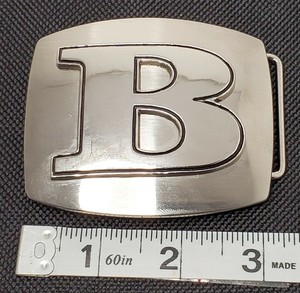 letter b belt buckle