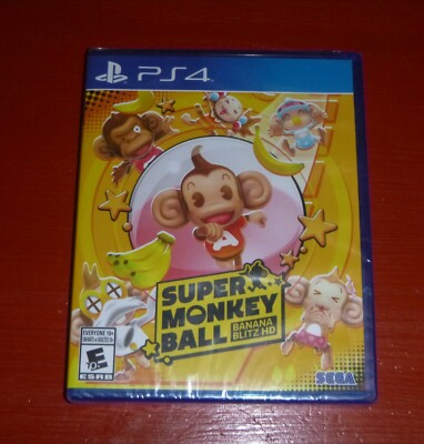 Super Monkey Ball Banana Blitz HD (Sony Playstation 4, 2019 PS4) -NEW