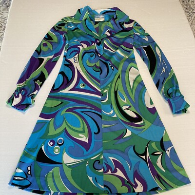 Braniff Emilio Pucci Flight Attendant Stewardess Dress Uniform