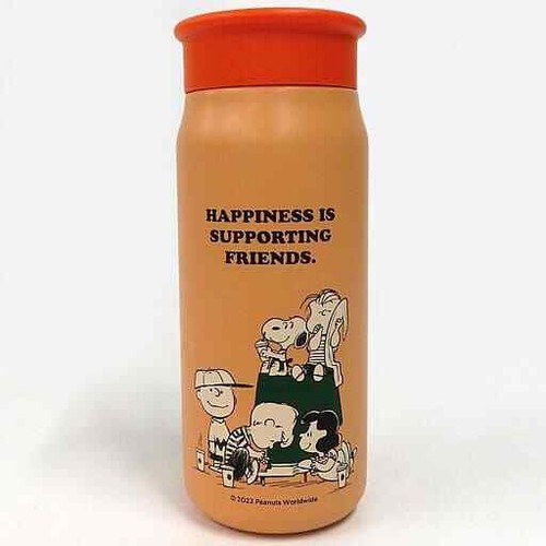 SNOOPY Starbucks Coffee Stainless Steel Mini Bottle Orange 355ml - 第 1/3 張圖片