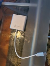 j5create USB to HDMI Adapter - Dual HDMI USB 3.0 Multi-Monitor Cable  4K Ultra.