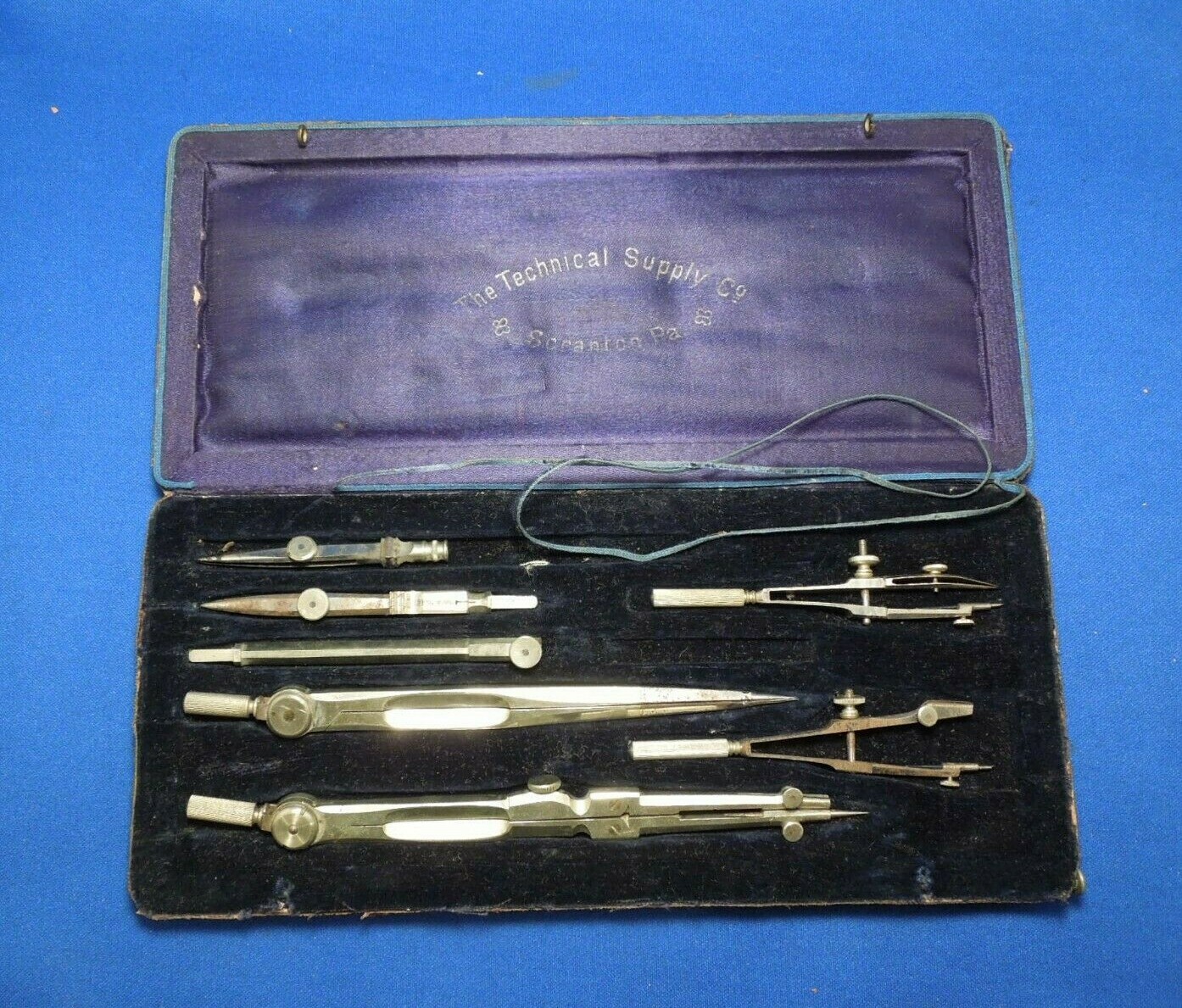 Vintage The Technical Supply Co Scranton PA Professional Drawing