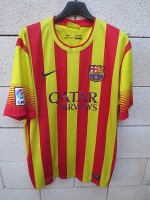 Maillot BARCELONE BARCELONA 2014 camiseta shirt NIKE Catalunya LFP