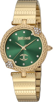 Just Cavalli - Set Nobile JC1L197M0075, Mineralglas, Edelstahlgehäuse, Damenuhr