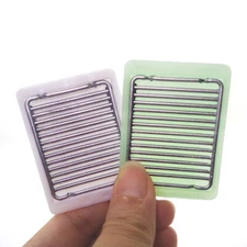 2PC 1:12 Scale Dollhouse Miniatures Food Drainage Tray Plastic Kitchen Cookware