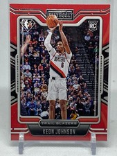 2021-22 Chronicles Playbook Keon Johnson Red RC Trail Blazers #289