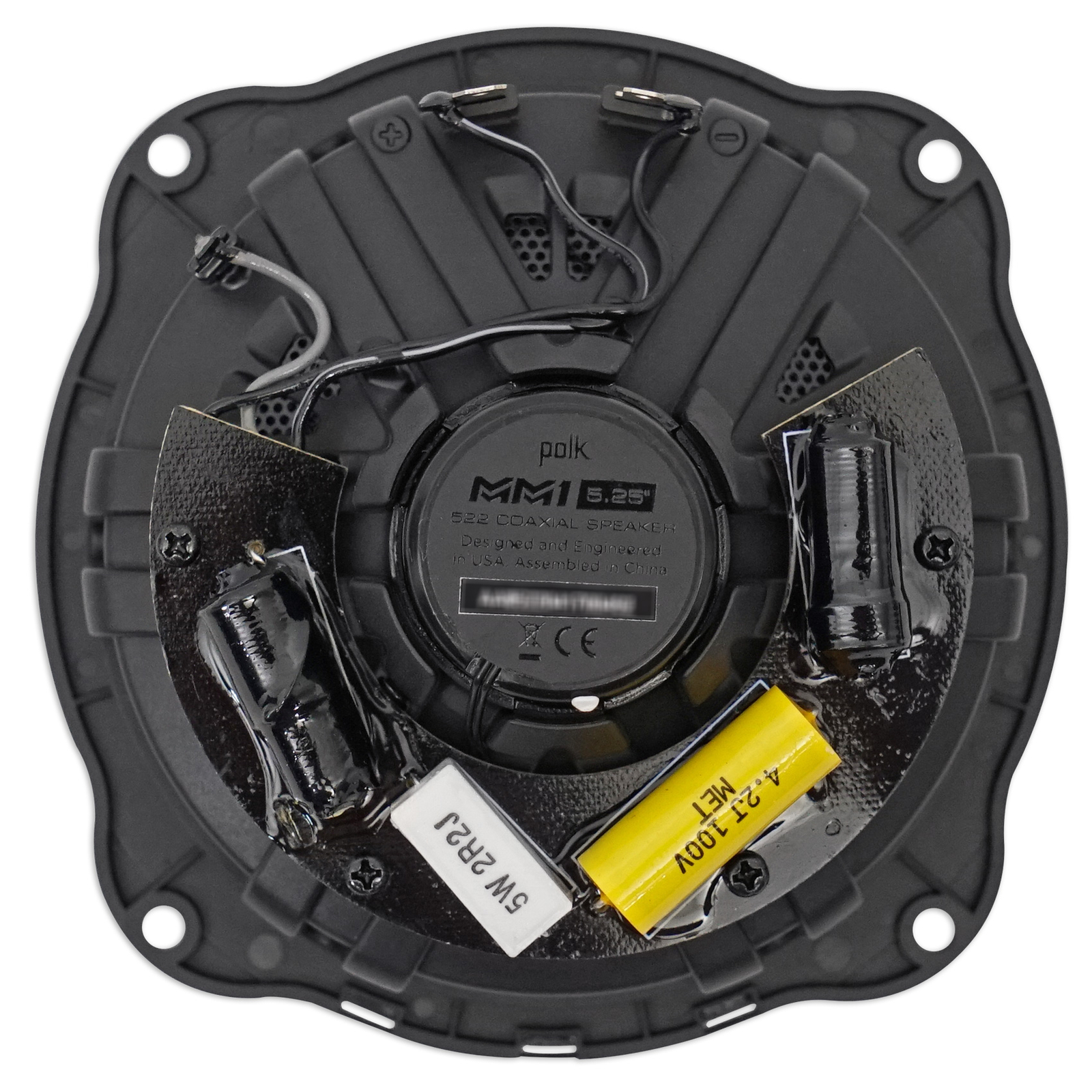 2 Автомобильные аудиодинамики Polk Audio MM522 525 мощностью 600 Вт Rockmat Динамик Наушники