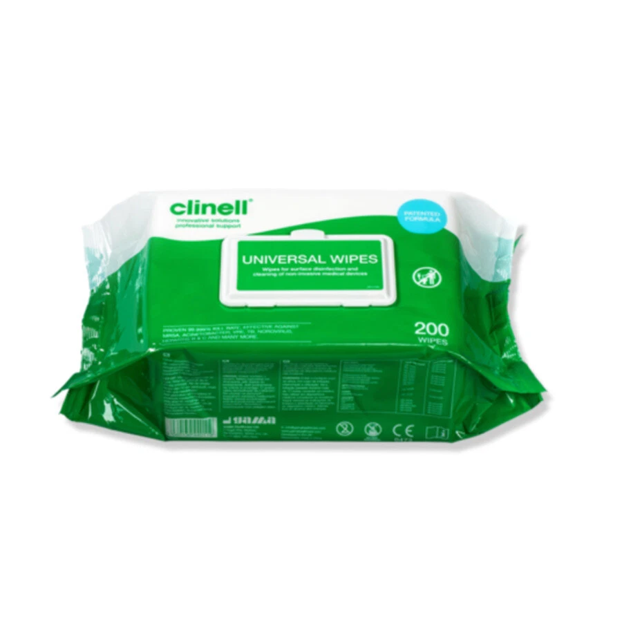 Clinell Universal Disinfectant Surface Wipes