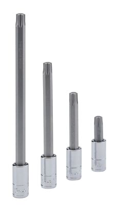 Genius Tools 1/4'' Dr. T-25 Star Bit Socket 70mmL - 208+6325