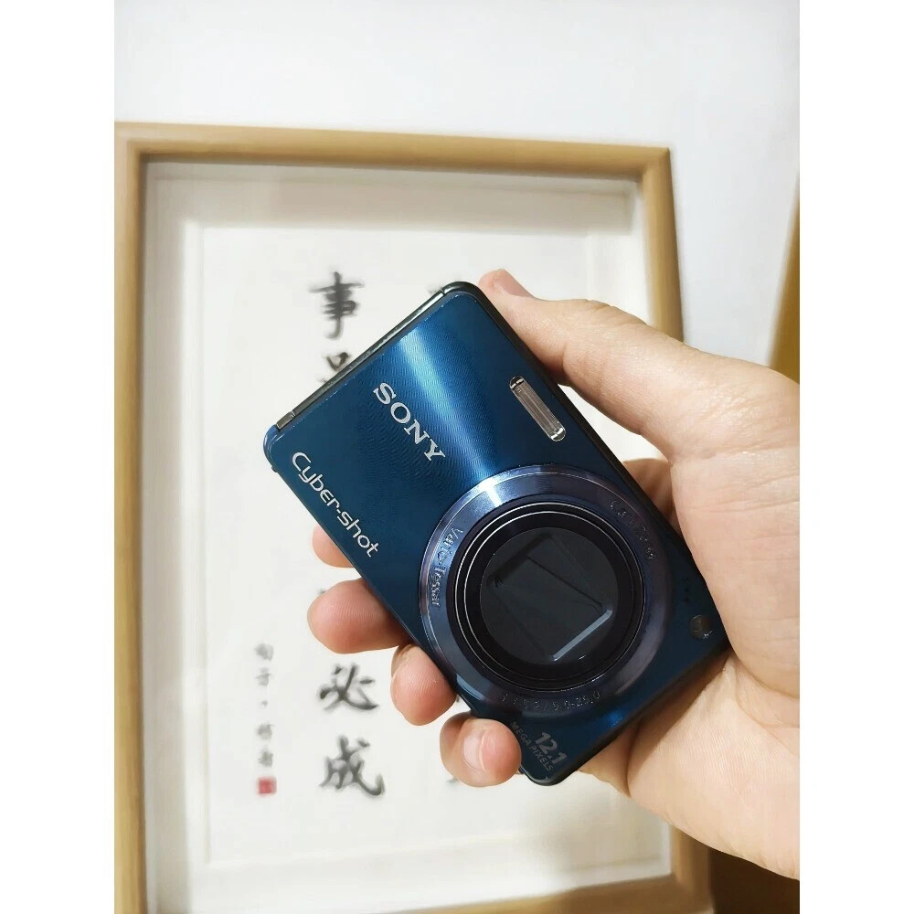 Sony Cyber-shot DSC-W290 12.1MP CCD Vintage Digital Camera -Blue