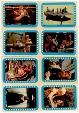 Star Wars 1983 Topps Return of the Jedi Card Stickers Set of 8 #15376