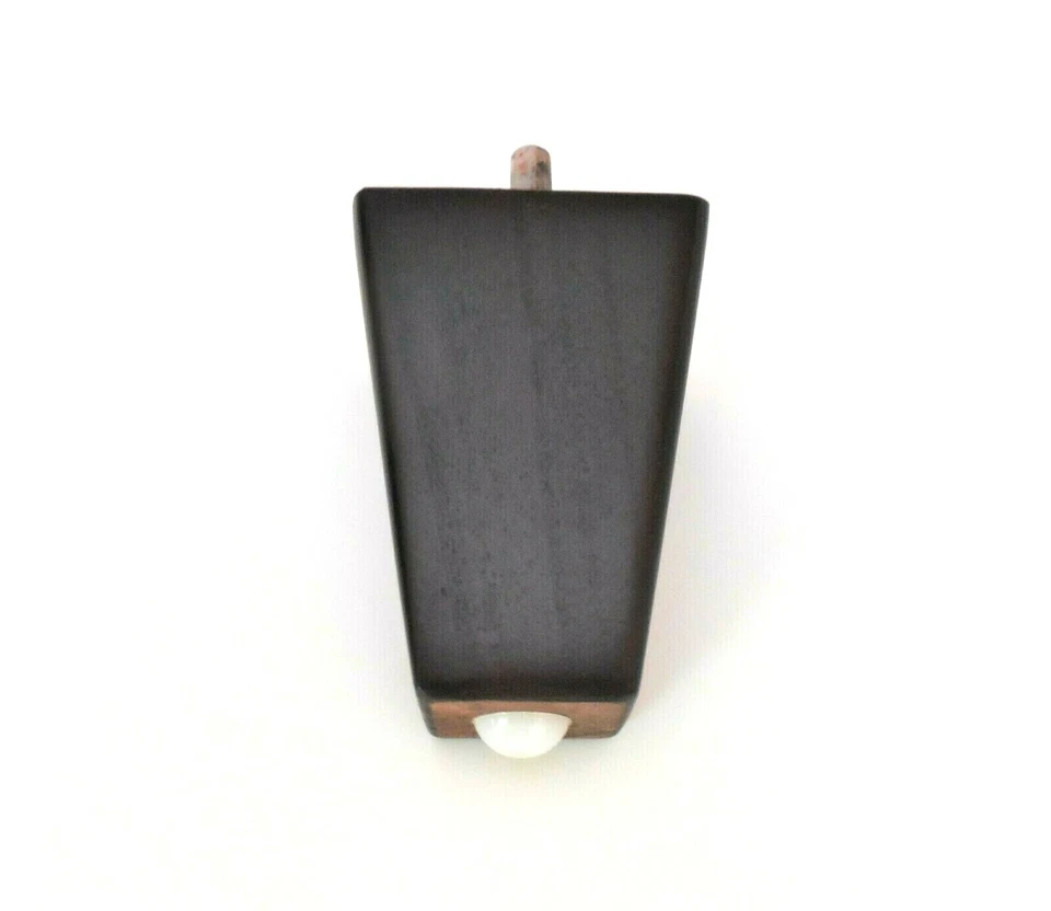 4" Dark Cherry Solid Wood Pyramid Leg (DC45) SECONDS Sofa Chair Loveseat 4 Legs  - Image 3 of 3