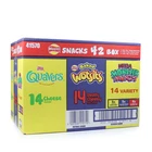 WALKERS SNACK 42 Pack Variety Crisp BOX - WOTSITS QUAVERS MONSTER MUNCH