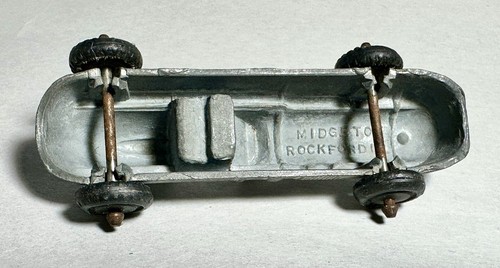 Vintage Silver MIDGETOY Metal Toy Race Car #7 Rockford, USA - Picture 3 of 3