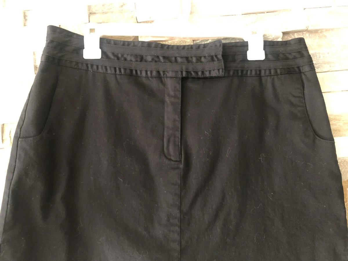 ATTYRE Women s Black Skort Skirt Shorts 14 Front Pockets Golf