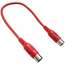 1 Foot Red 5 Pin MIDI Cables Pro Audio MIDI Cords
