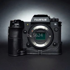 Genuine Leather Cowhide Camera Case for Fuji XH2 XH2S Protective Sleeve Box Base